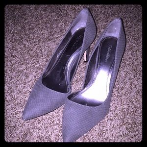 Calvin Klein Bellino Grey Pumps